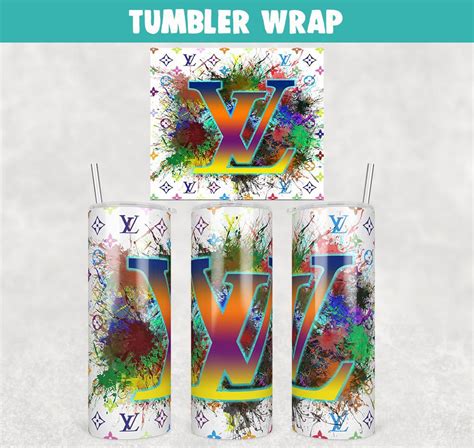 louis vuitton tumbler wrap png|louis vuitton sublimation tumbler designs.